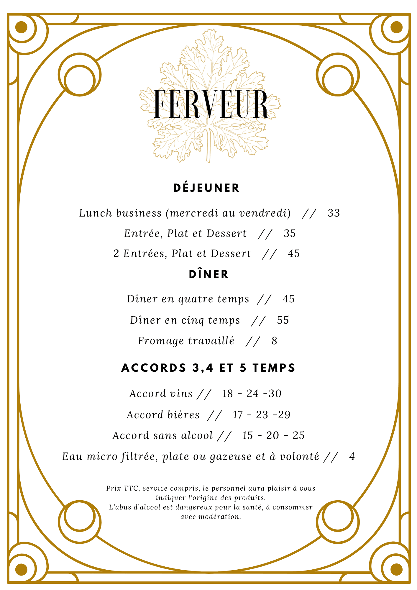Restaurant Ferveur