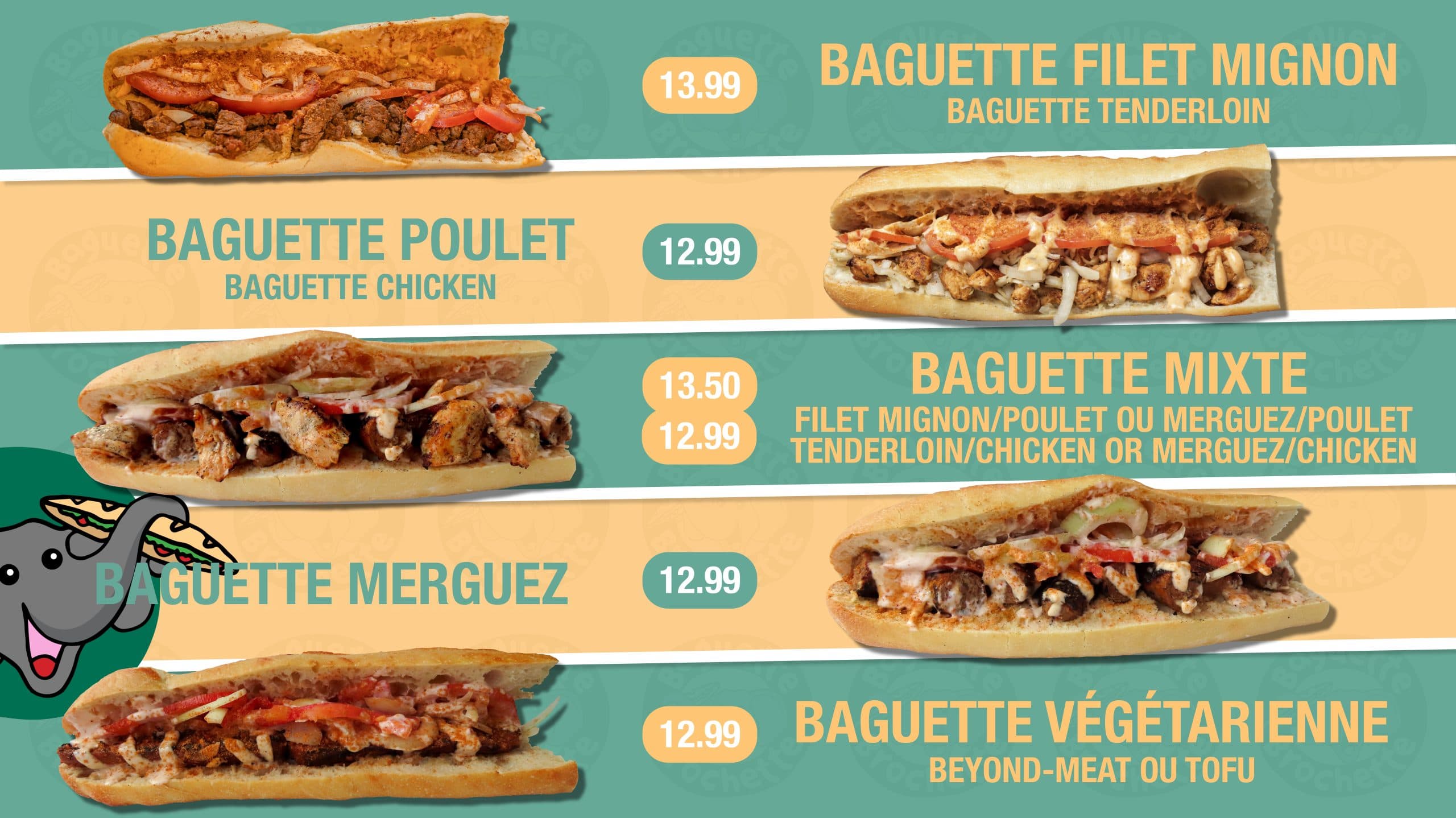 Baguette & Brochette